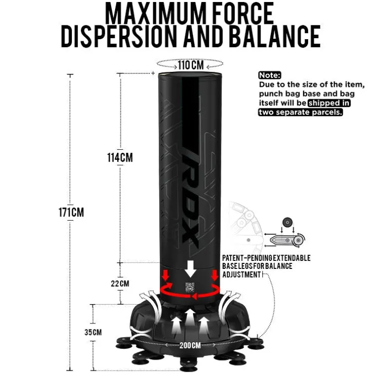 RDX F6 KARA 5-ft Free-standing Punching Bag