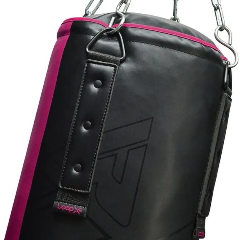 RDX F6 KARA 4ft / 5ft 3-in-1 Punch Bag & Bag Gloves Set