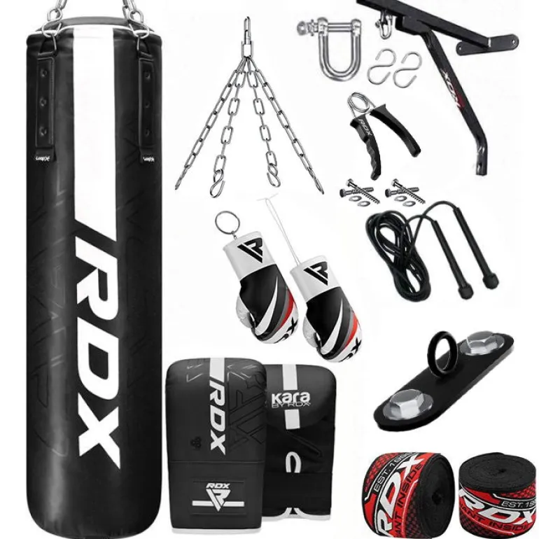 RDX F6 KARA 14-in-1 Punch Bag with Bag Gloves Set