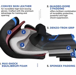 RDX F6 Kids 6oz KARA Boxing Gloves & Focus Pads