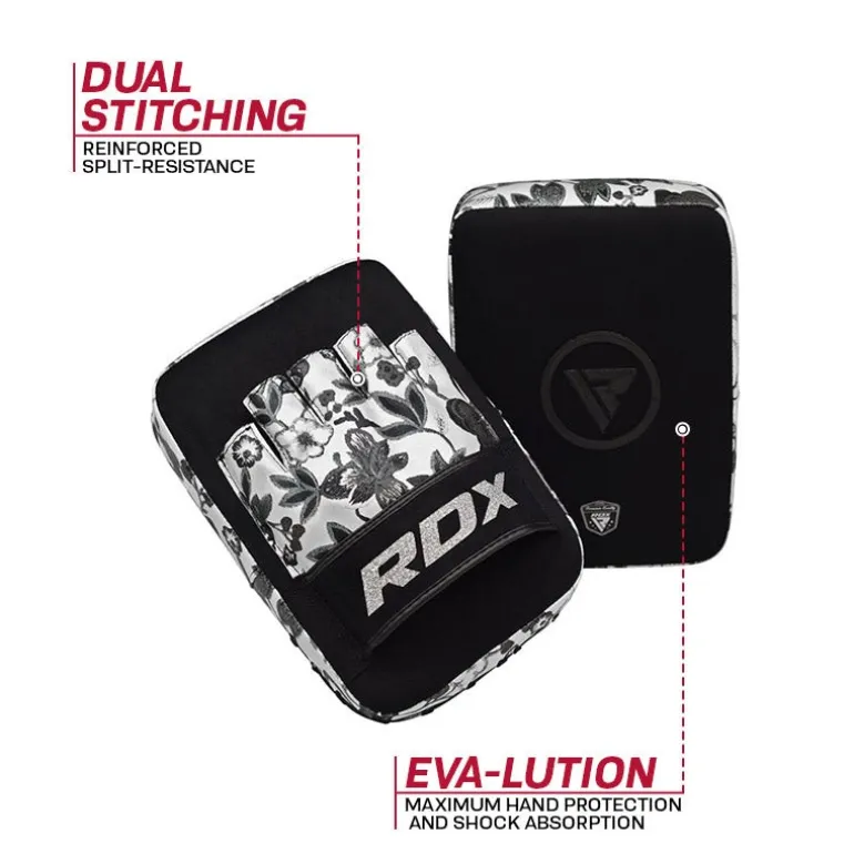 RDX Fl4 Mono Floral Ladies Boxing Training Punch Mitts