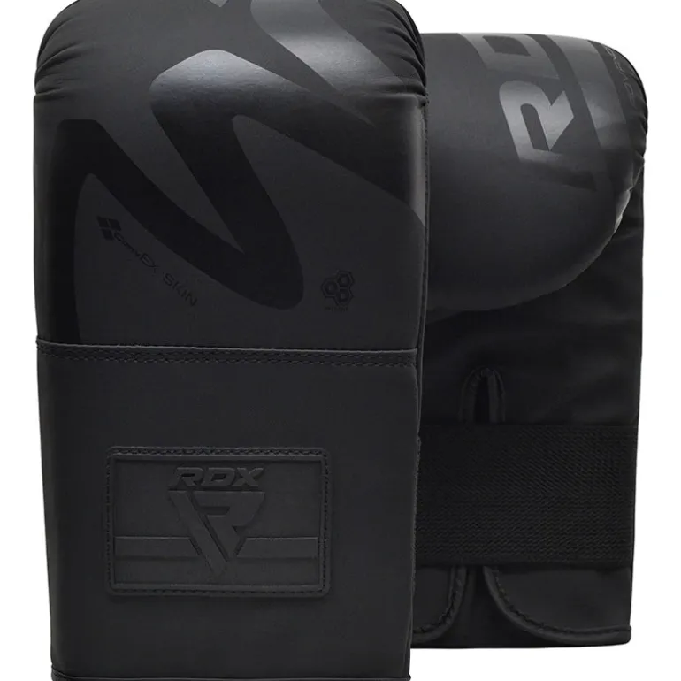 RDX F15 Noir Bag Gloves 4oz Black