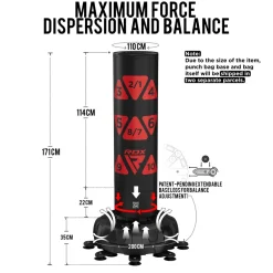 RDX Free-Standing Adult Punch Bag Target Medium Bag 5Ft
