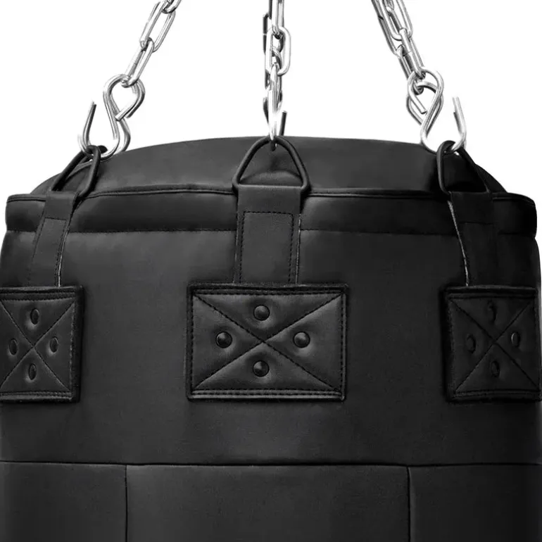 RDX Full Black Body Punch Bag with Mitts
