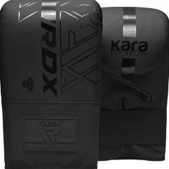 RDX Full Black Body Punch Bag with Mitts