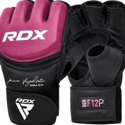 RDX GGR F-12 PLUS MMA Grappling Gloves Pink