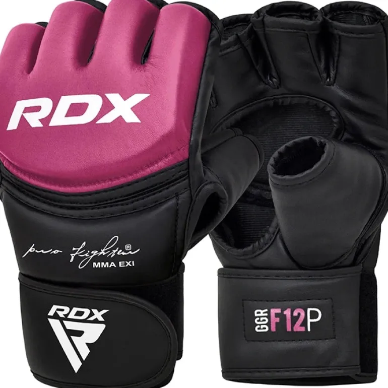 RDX GGR F-12 PLUS MMA Grappling Gloves Pink