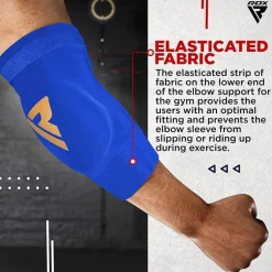 RDX HY CE Certified Padded Elbow Sleeve for Muay Thai & MMA Workout OEKO-TEX®Standard 100 certified