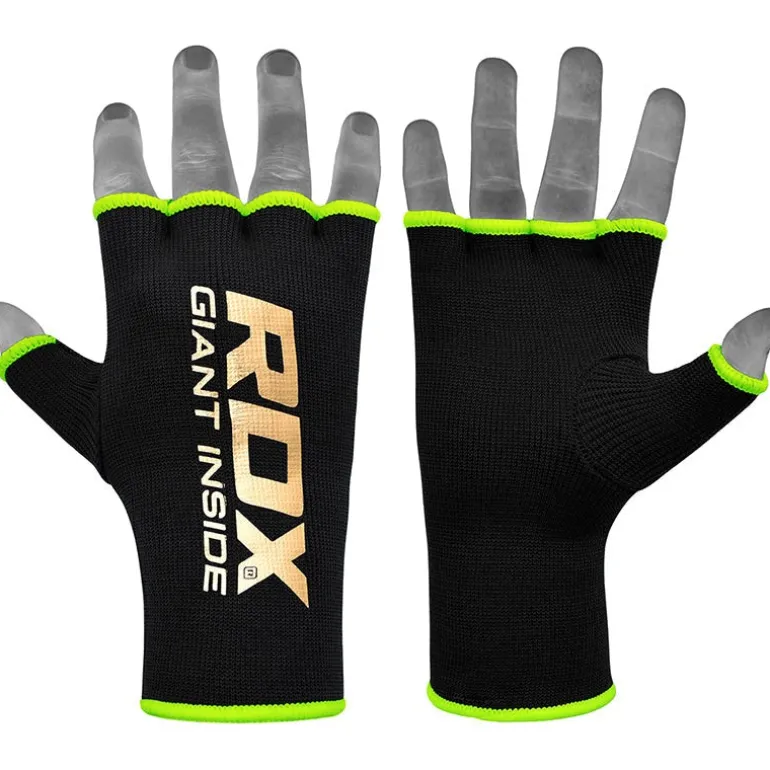 RDX HY Inner Gloves Elasticated Half Finger for Boxing, MMA Knuckle Protection OEKO-TEX®Standard 100 certified