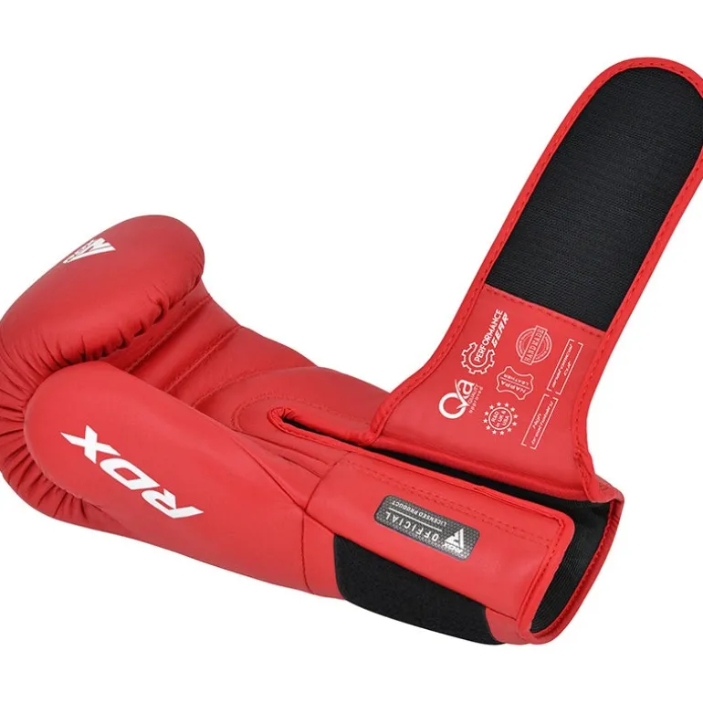 RDX IBA Boxing Gloves for Amateur Competitions Red