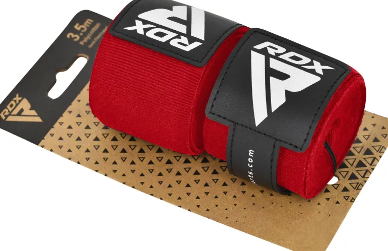 RDX IBA Boxing Hand Wraps Red