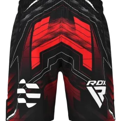 RDX IMMAF Approved MMA Fight & Training Shorts Red