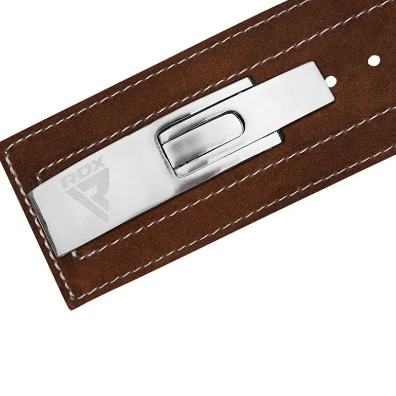 RDX 4 INCH IPL / USPA & World Powerlifting Congress APPROVED Powerlifting Leather Gym Belt