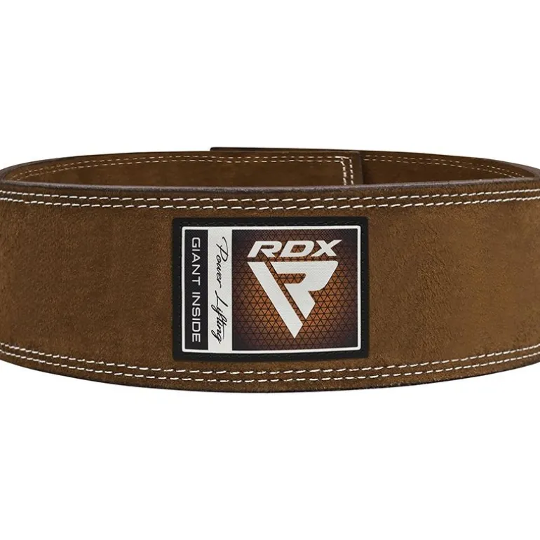 RDX 4 INCH IPL / USPA & World Powerlifting Congress APPROVED Powerlifting Leather Gym Belt