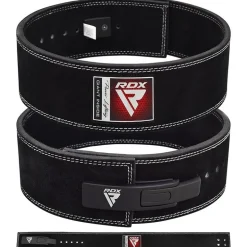 RDX 4 INCH IPL / USPA & World Powerlifting Congress APPROVED Powerlifting Leather Gym Belt