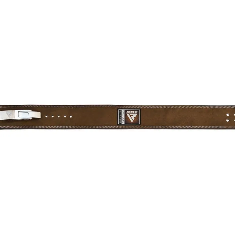 RDX 4 INCH IPL / USPA & World Powerlifting Congress APPROVED Powerlifting Leather Gym Belt