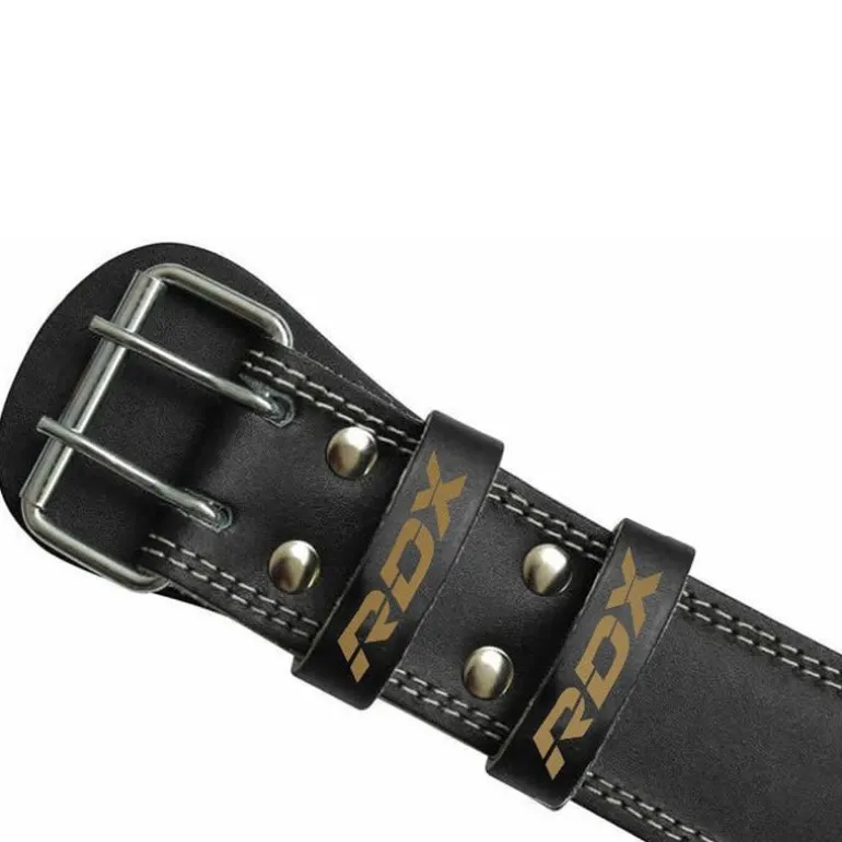 RDX 6 Inch Leather Gym Belt