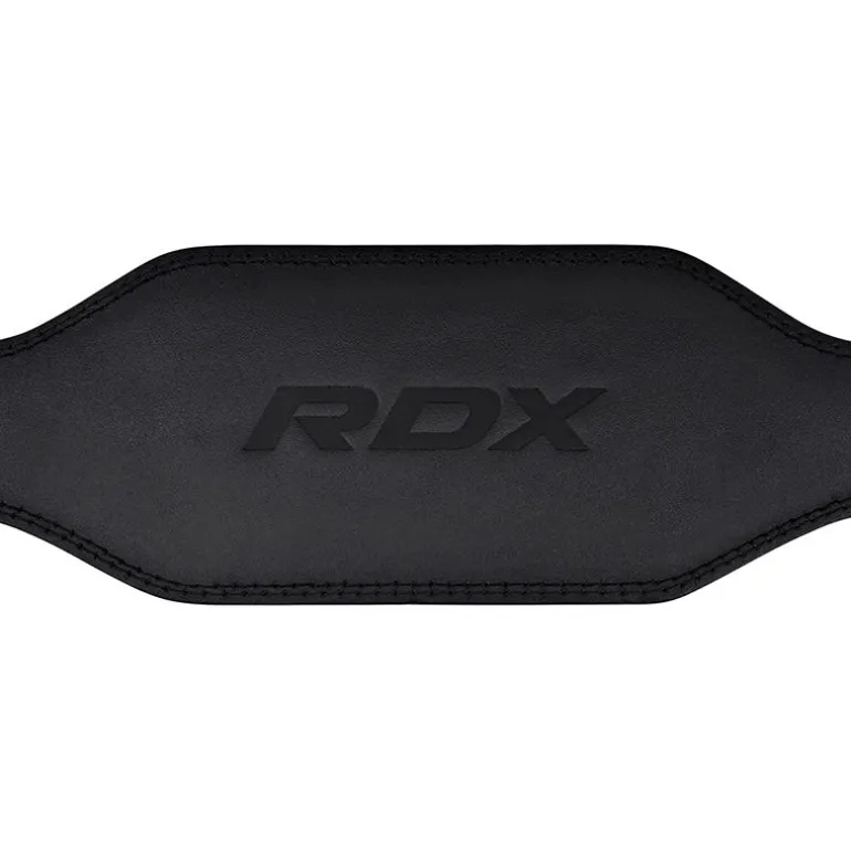 RDX 6 Inch Leather Gym Belt