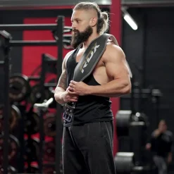RDX 6 Inch Leather Gym Belt