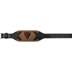 RDX 6 Inch Leather Weightlifting Gym Belt