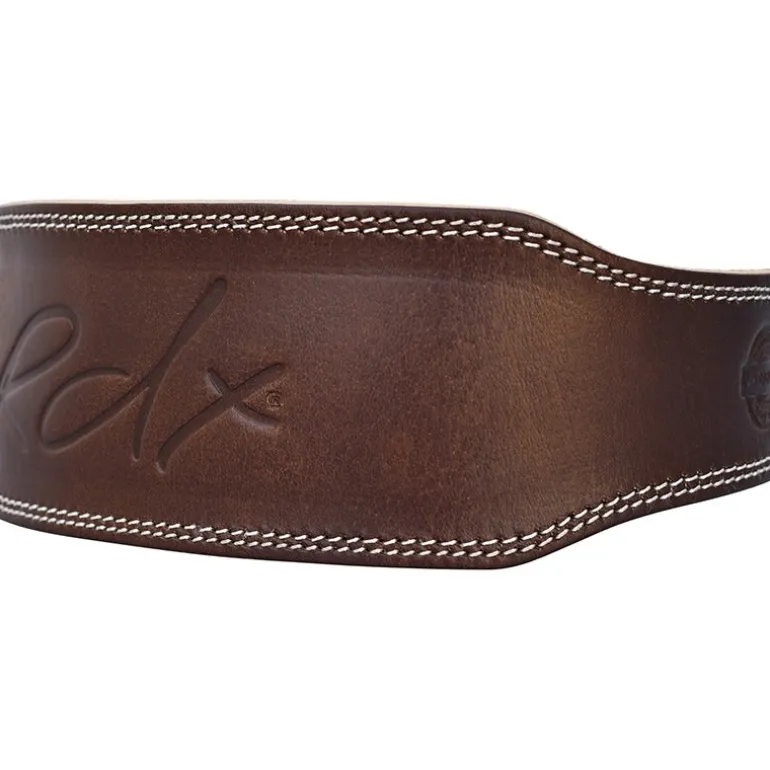 RDX 4 Inch Leather Weightlifting Belt