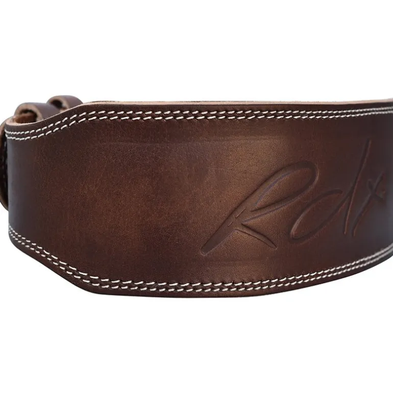 RDX 4 Inch Leather Weightlifting Belt