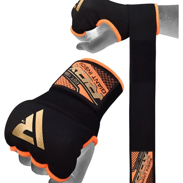 RDX IS Gel Padded Inner Gloves Hook & Loop Wrist Strap For Knuckle Protection OEKO-TEX® Standard 100 Certified