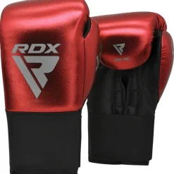 RDX J13 KIDS 8oz Red boxing gloves and focus Pads Set