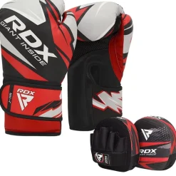 RDX J11 6oz Boxing Gloves & Focus Pad Set