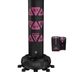 RDX KT Ronin 6ft Free Standing Target Punch Bags With Mitts Set