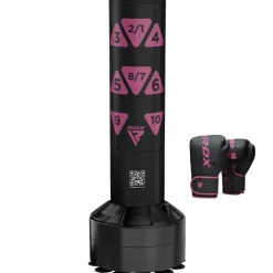 RDX Kt Ronin 4ft Kids Free Standing Punch Bag With Gloves For Training & Workout Set