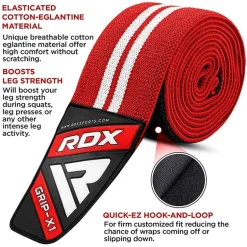 RDX K4 Weightlifting Knee Wraps OEKO-TEX®Standard 100 certified