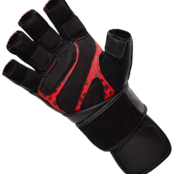 RDX L7 Crown Leather Fitness Gloves with Strap