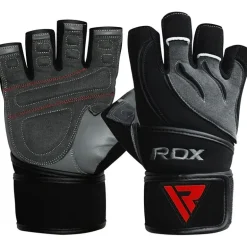 RDX L4 Deepoq Leather Gym Gloves