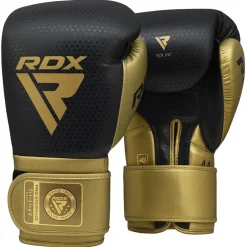 RDX L2 Mark Pro Sparring Boxing Gloves Hook and loop Black / Golden