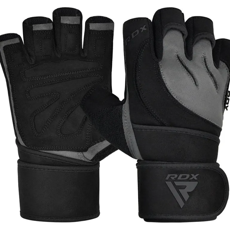 RDX L4 Open Finger Weightlifting Gym Gloves