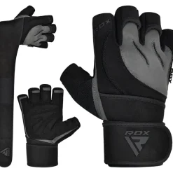 RDX L4 Open Finger Weightlifting Gym Gloves