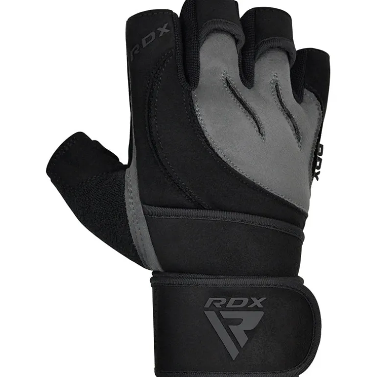 RDX L4 Open Finger Weightlifting Gym Gloves