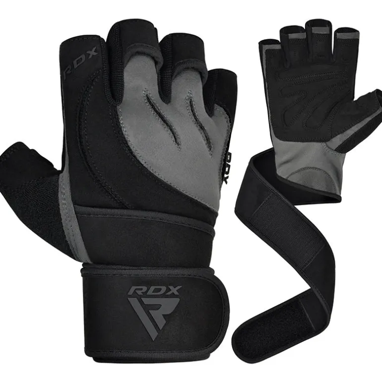 RDX L4 Open Finger Weightlifting Gym Gloves