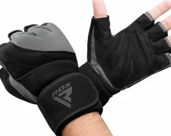 RDX L4 Open Finger Weightlifting Gym Gloves