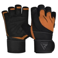 RDX L4 Open Finger Weightlifting Gym Gloves