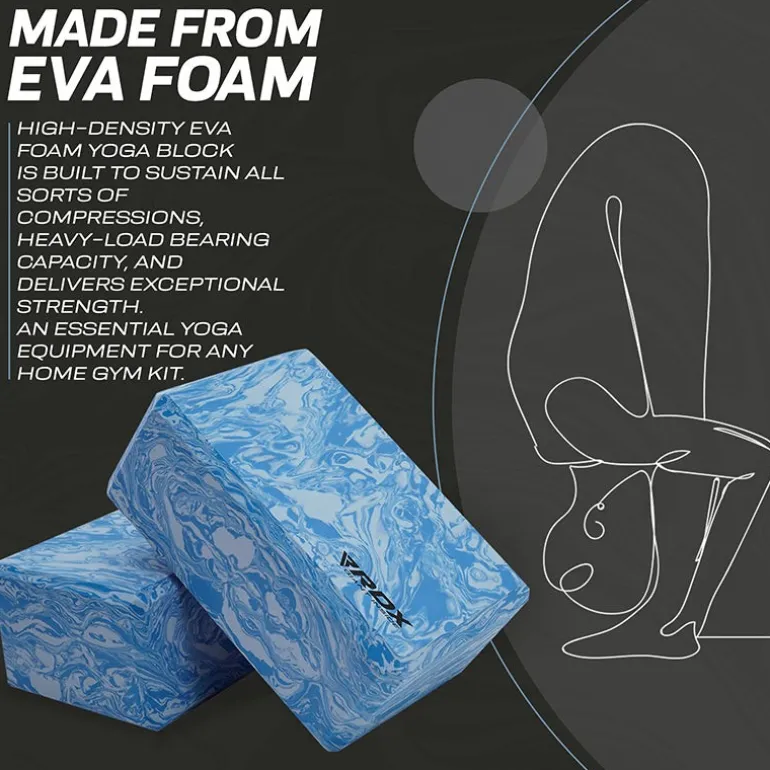 RDX LU EVA Foam High Density Non-Slips Yoga Block