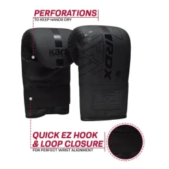 RDX Maize Punch Bag Black