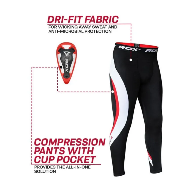 RDX MO Compression Pants with Groin Cup