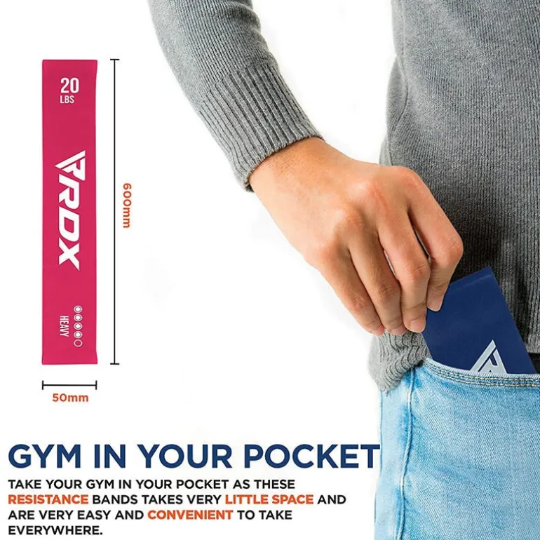 RDX MP 5-in-1 Pull Up Assist & Body Stretching Bands for Training