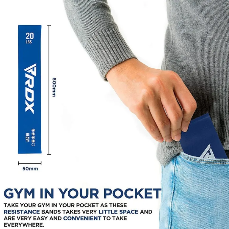 RDX MU 5-in-1 Pull Up Assist & Body Stretching Bands for Resistance Training