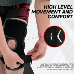 RDX NE FDA Approved Open Patella Brace for Knee Support with Angle Bracket
