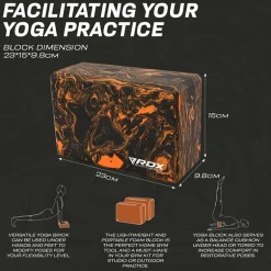 RDX OB EVA Foam High Density Non-Slips Yoga Block