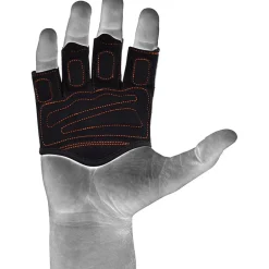 RDX 4O Orange Camo Weight Lifting Grip