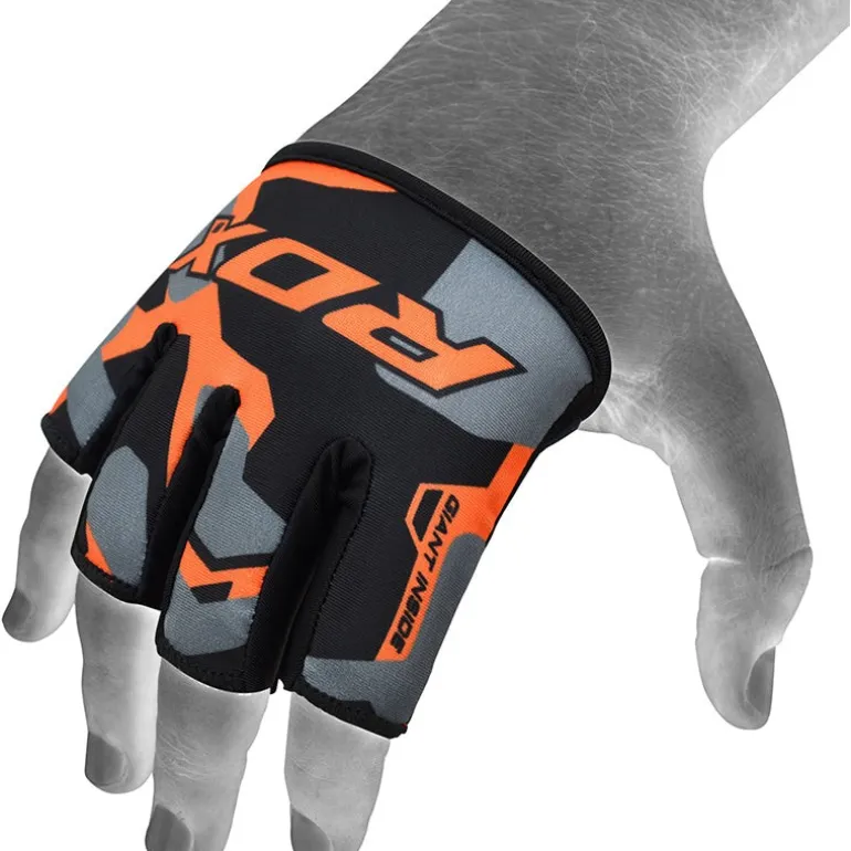RDX 4O Orange Camo Weight Lifting Grip